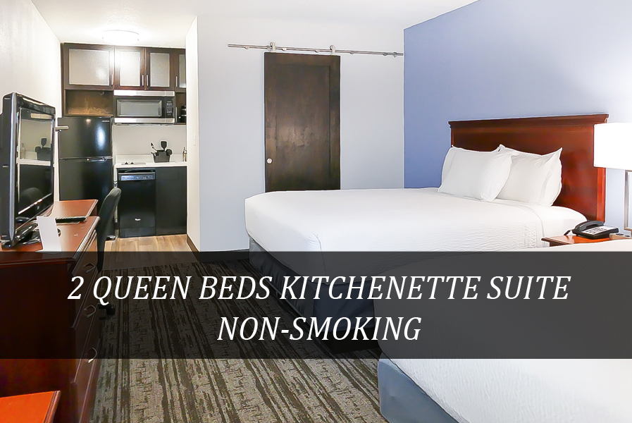 2 QUEEN BEDS KITCHENETTE SUITE NON-SMOKIN